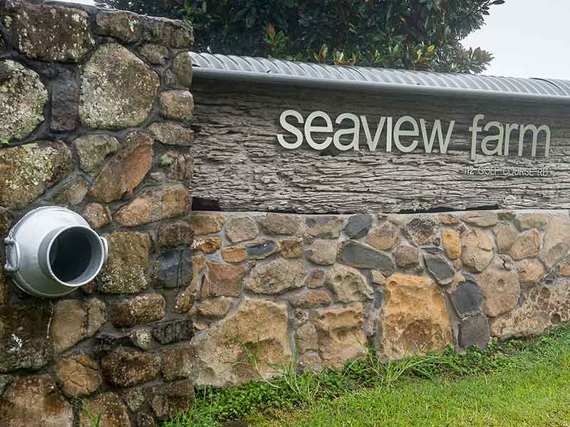 Seaview Farm Retreat Entrance