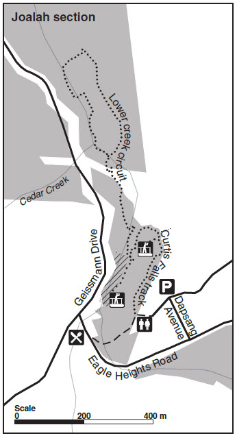 Tamborine Walking Track Map - Joalah Section